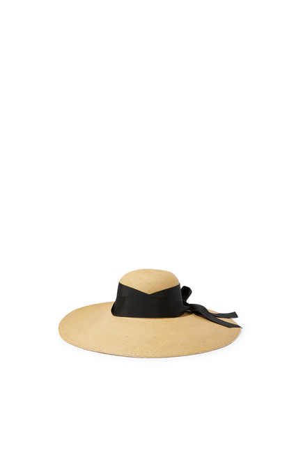 قبعة ليدي ايبيزا مزينة بعقدة